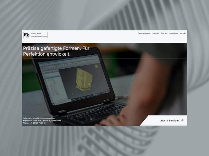 Cover image for Heinz Jahn Website Redesign