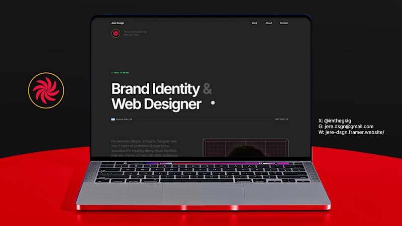 Cover image for My new portfolio website (https://jere-dsgn.framer.website/)...