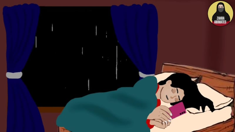 Cover image for ✨ In the quiet rhythm of rain, she finds her calm. 🌧️