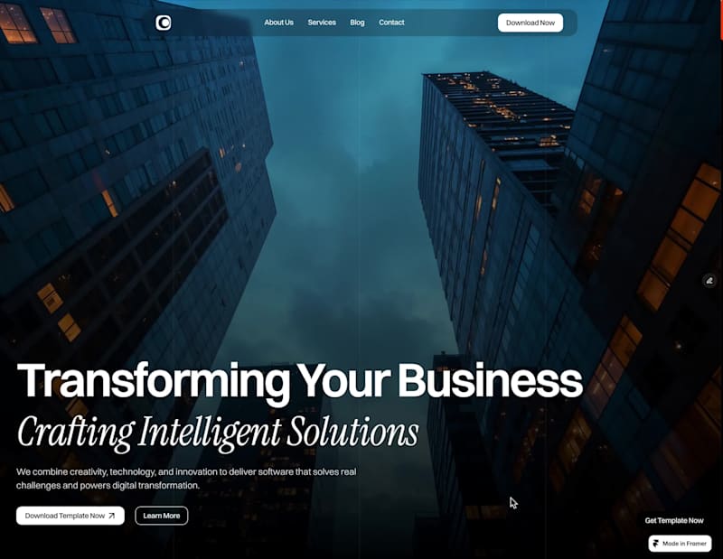 Cover image for Omicorn SaaS Landing Page Design
