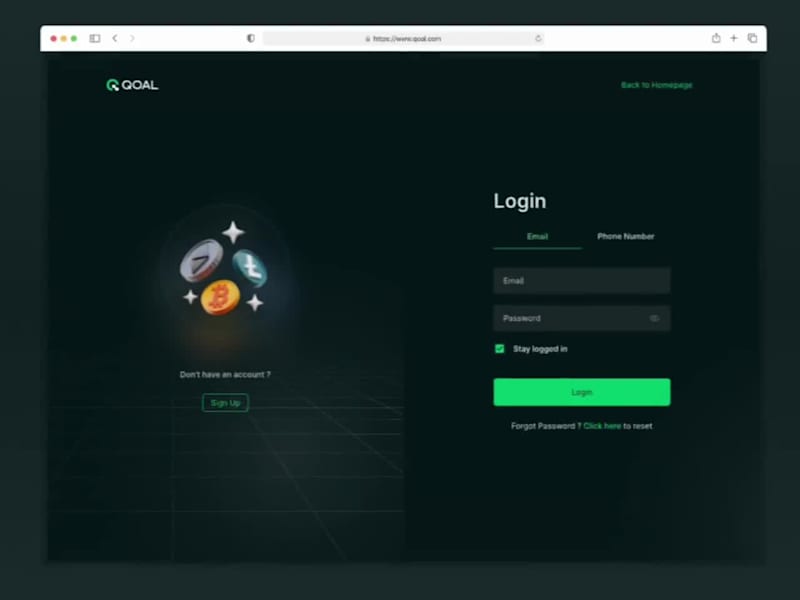 Cover image for Qoal - Trading & Cryptocurrency Platform