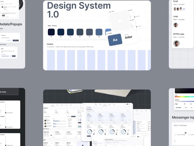 Cover image for Design System CRM