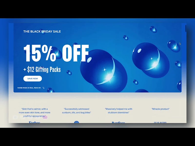 Cover image for Magic Molecule – Skincare Brand Shopify Website Development