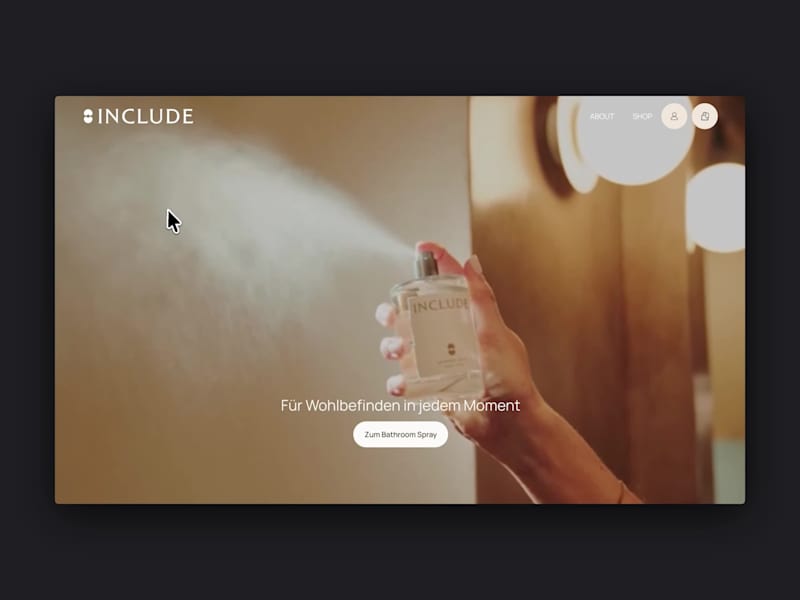 Cover image for INCLUDE: Luxury wellness brand site