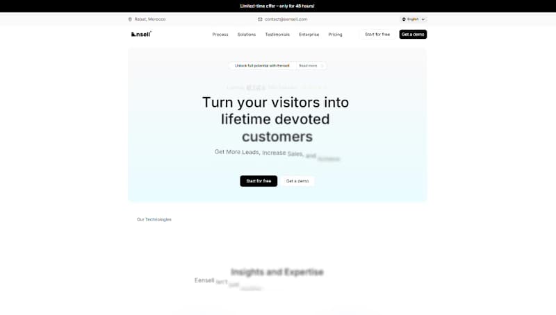 Cover image for Eensell : The Future of Online Business 