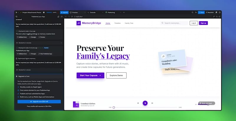 Cover image for Memory Bridge - Holiday Challenge