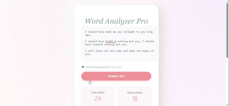 Cover image for Enhanced Python Word Analyzer with CSV & PDF Export Options