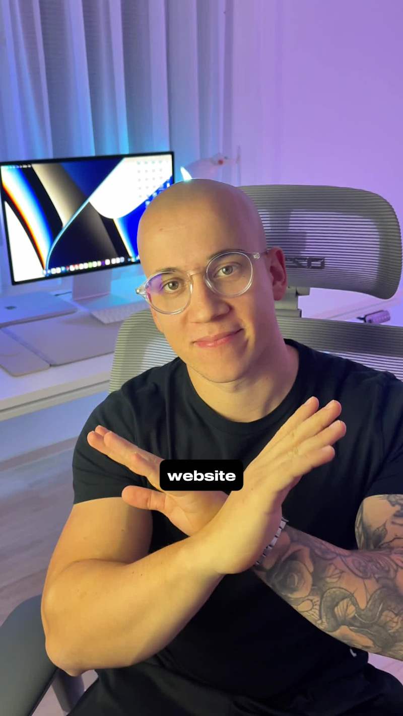 Cover image for Never design a website from scratch again! ❌