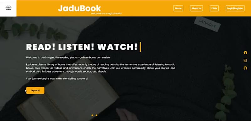 Cover image for JaduBook – AI Powered Multimodal Digital Library