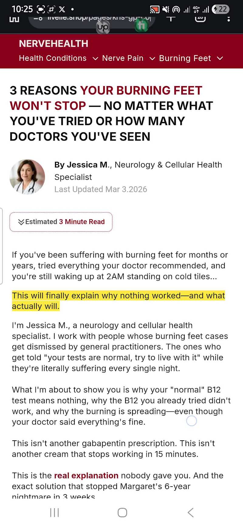 Cover image for Another advertorial page built with