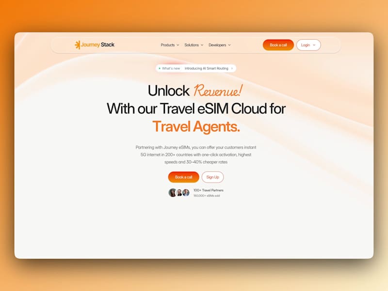Cover image for JourneyStack SaaS Website Design in Framer