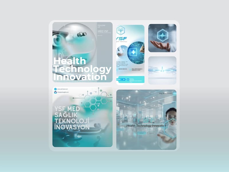 Cover image for YSF MED – Brand Identity & Web Design for a HealthTech Company