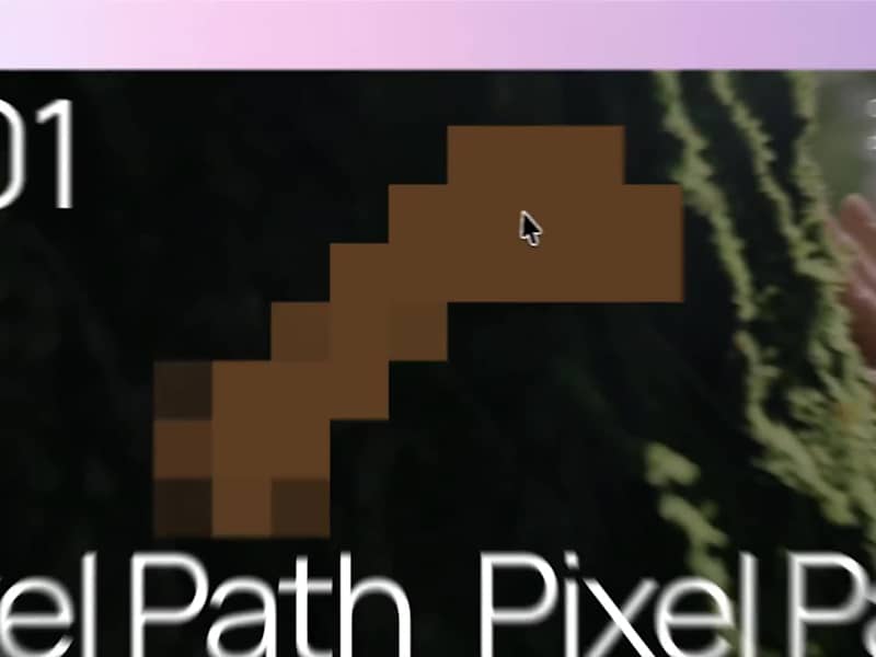 Cover image for I created this pixel path