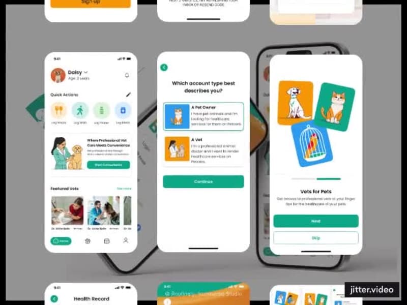 Cover image for Pet Mobile App. While working on this with the team, i reall...