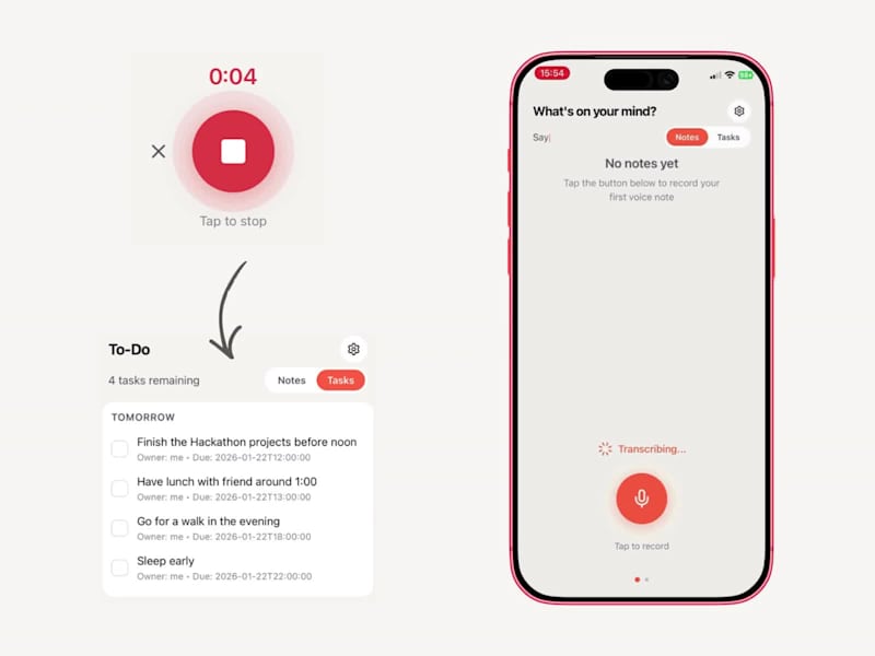 Cover image for AI Voice Note & Voice Todo List Development