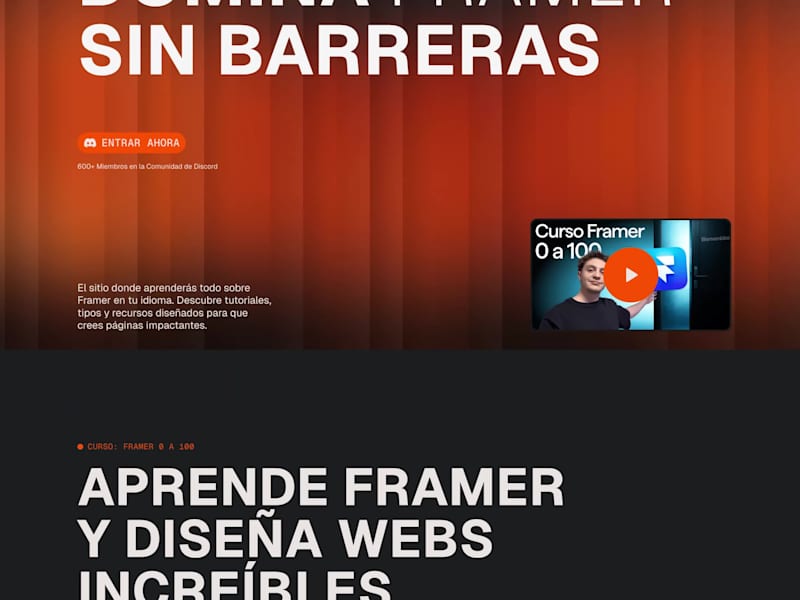 Cover image for New website for my Framer ES community https://framerenespan...