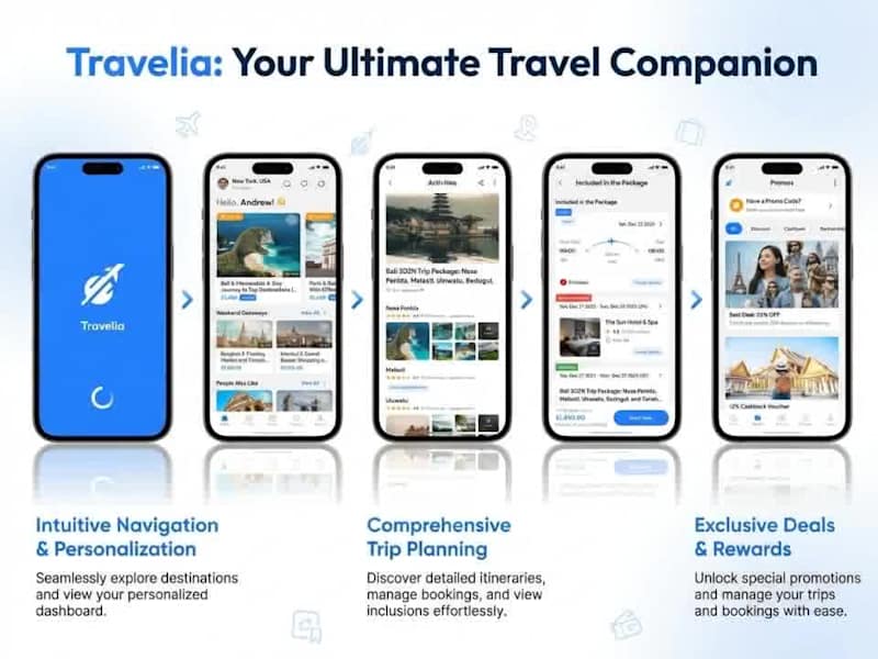 Cover image for Development of Travelia Smart Travel Planning App