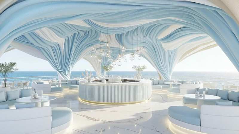 Cover image for Beach Bar Concept | FLORA Inspired by the calm rhythm of the...