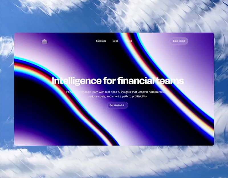 Cover image for Intelligence for financial teams
