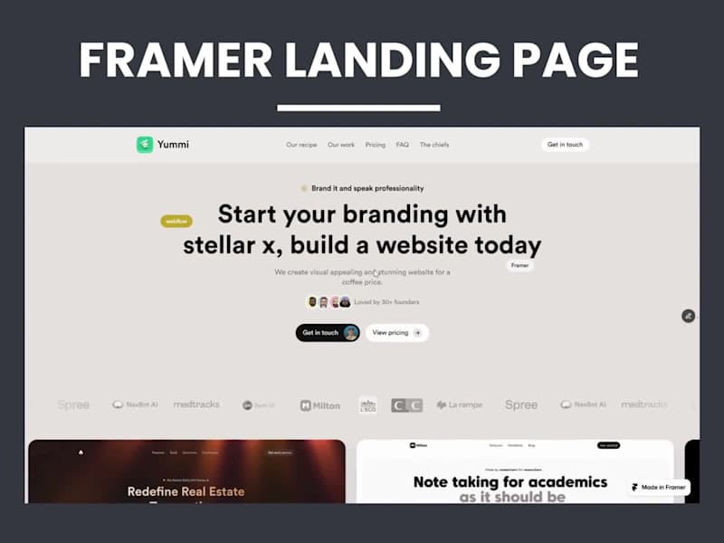 Cover image for Framer Portfolio Website Design