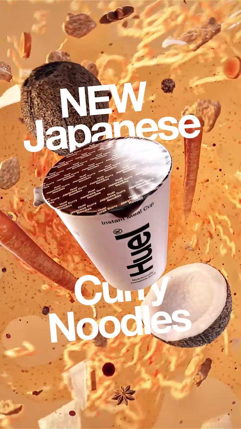 Cover image for Huel Japanese Curry Noodle Social Media Campaign