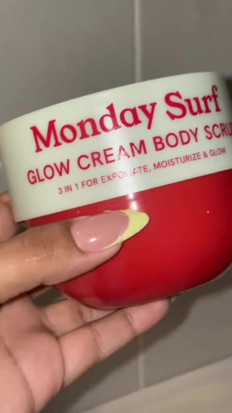 Cover image for Glow Cream Body Scrub + Vitamin Body Bright Serum in Lotion ...