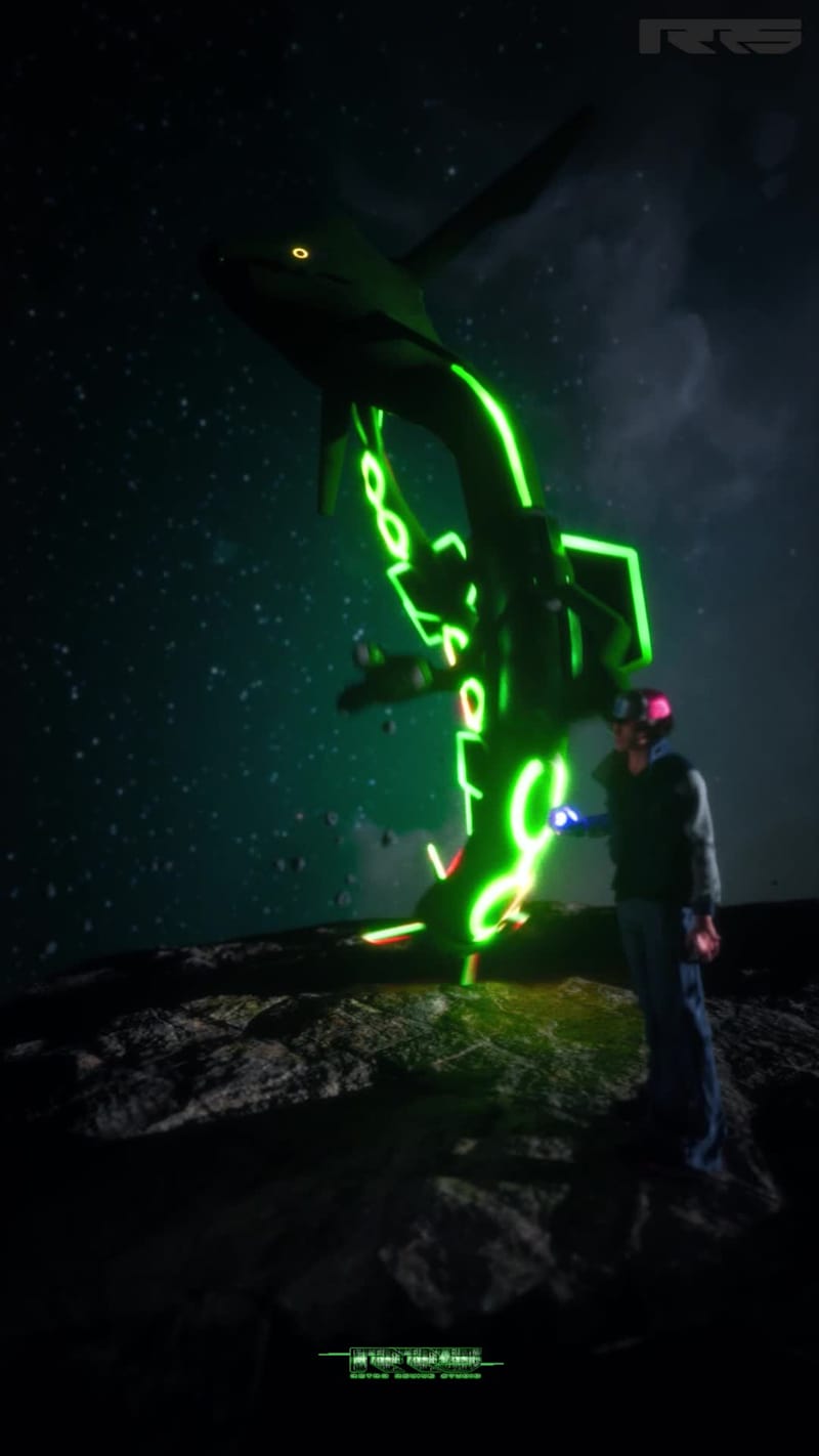 Cover image for Legendary Rayquaza - 3D Cinematic