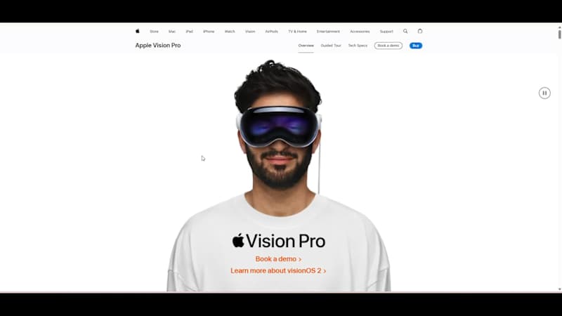 Cover image for Apple Vision Pro Website Remake (Desktop Only)