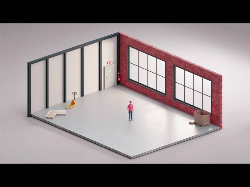 Cover image for 3D isometric animation for Begra.nl