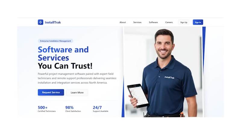 Cover image for InstallTrak is the intelligent field