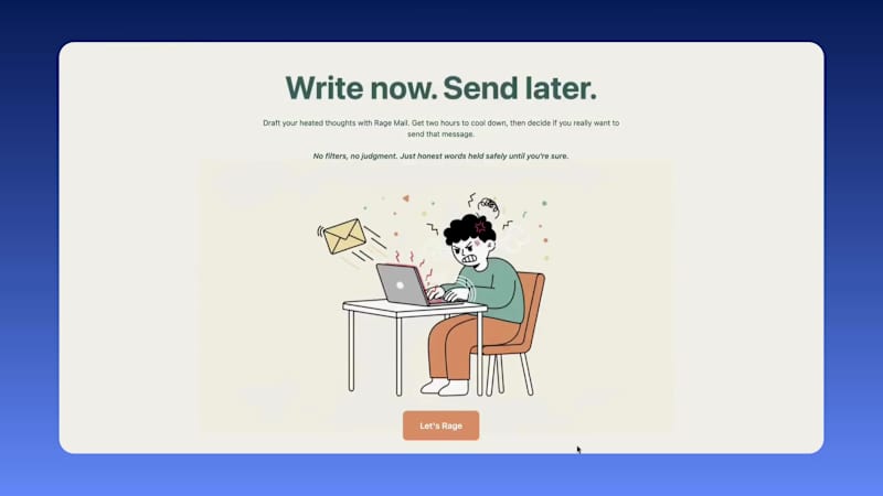 Cover image for RageMail: A calmer way to handle impulsive emails
