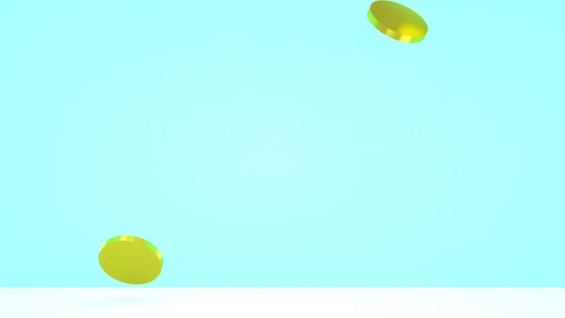 Cover image for 4K Golden Coins with Falling