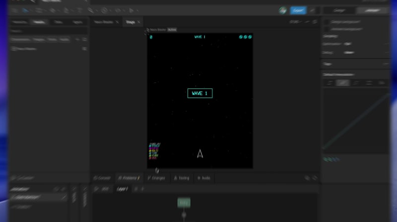Cover image for Neon Blaster - Procedural Arcade Shooter A fully procedural ...