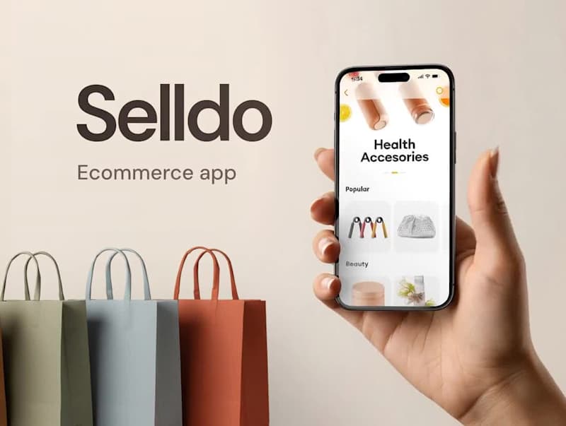 Cover image for eCommerce App Design for Selldo