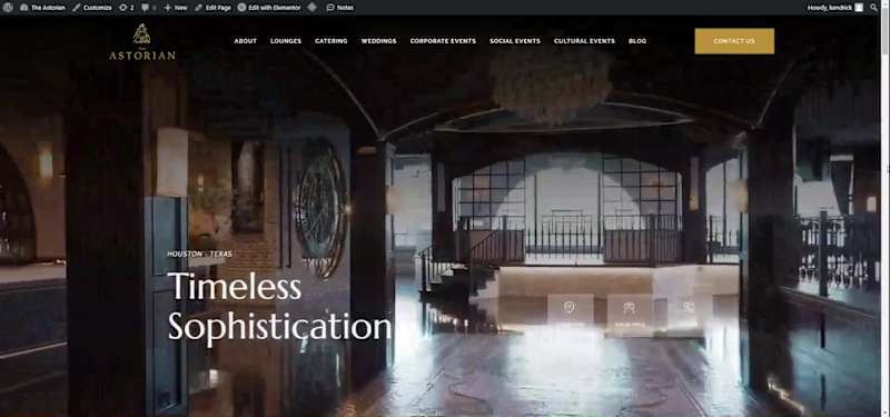 Cover image for We designed and developed the Astorian Events website to sho...