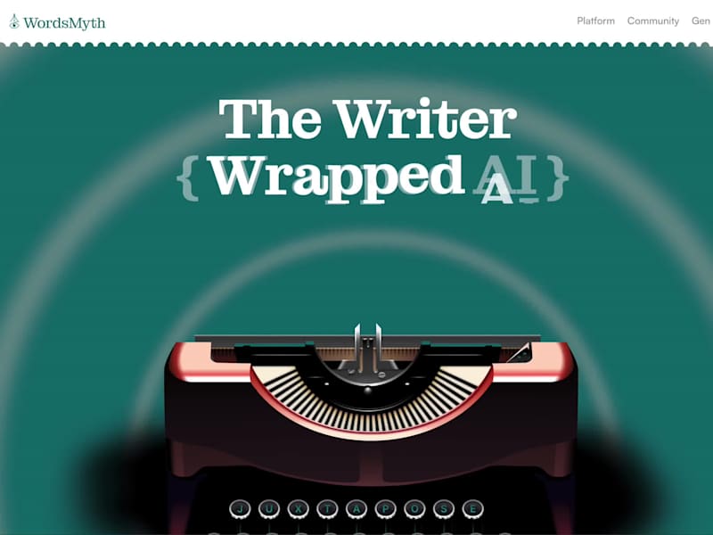 Cover image for WordsMyth – Multilingual AI Writing Platform Website