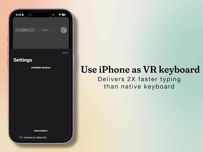 Cover image for iPhone to VR Headset Input Device Enhancement