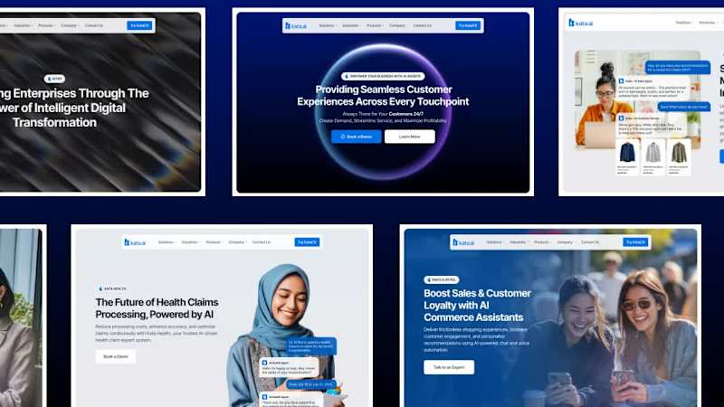 Cover image for Designing an Enterprise AI Web Experience for Kata.ai