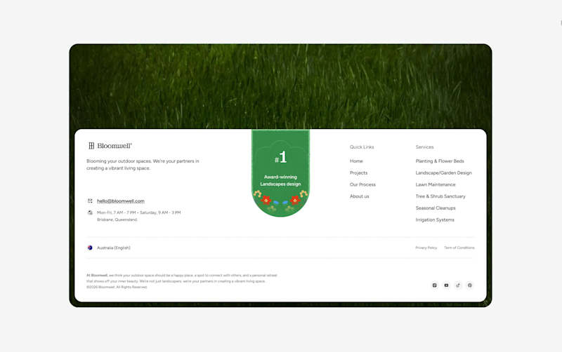 Cover image for Footer shouldn't be boring 🌿