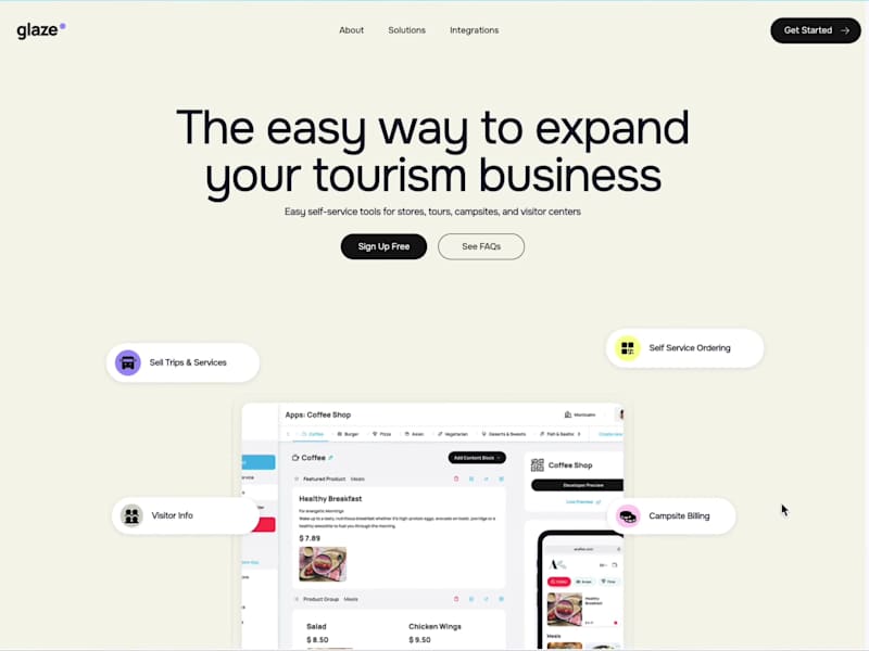 Cover image for Glaze Brand Identity Refresh and Website Revamp