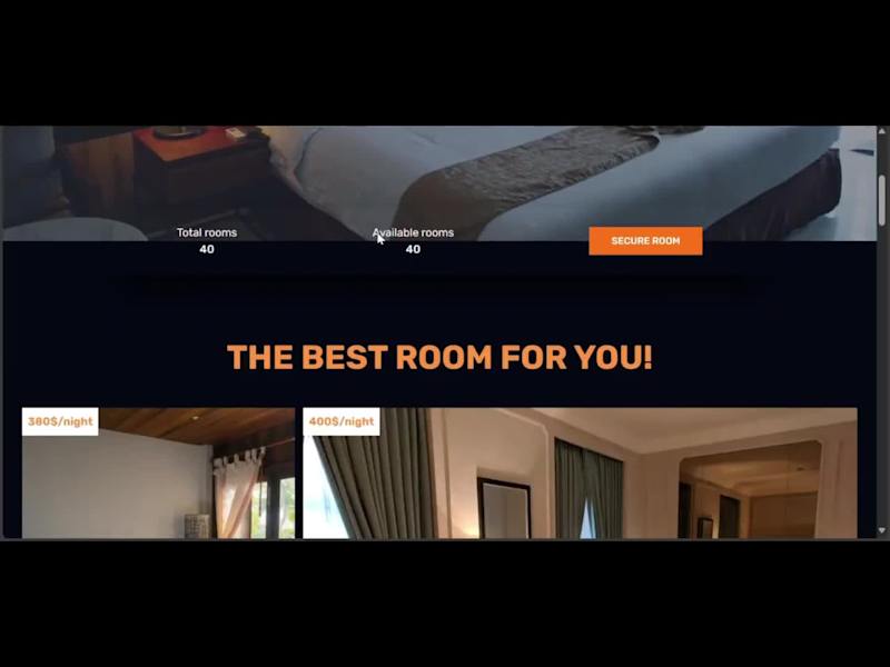 Cover image for Rockins is a hotel booking