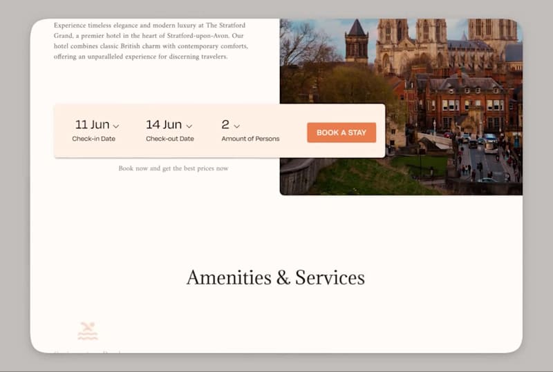 Cover image for Hotel Website Design