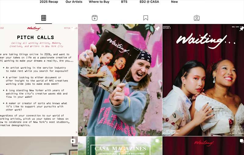 Cover image for Waiting Magazine Social Media