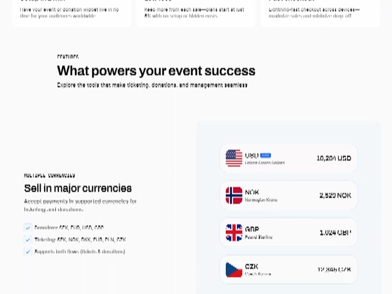 Cover image for Ticketly - SaaS landing page