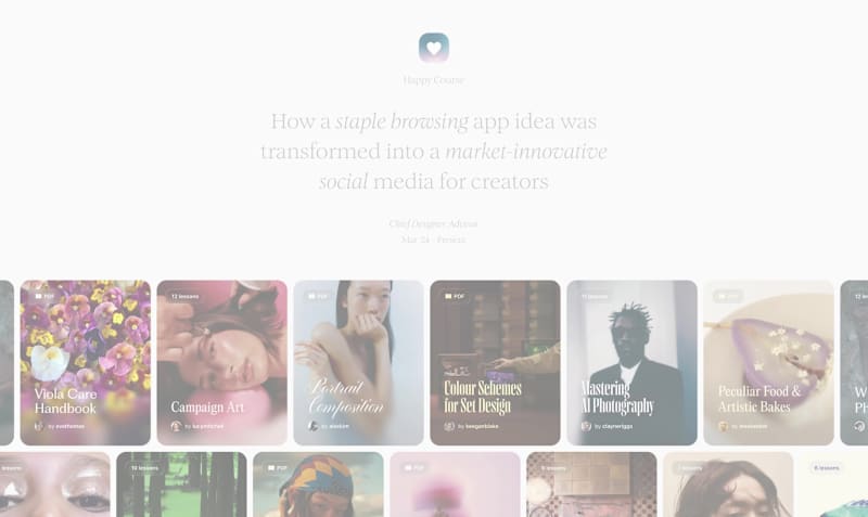 Cover image for A short case study, describing the reasoning behind some of ...