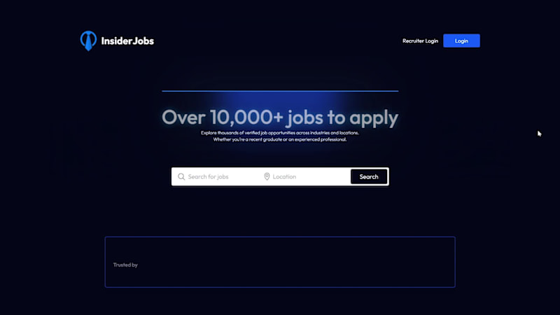 Cover image for I recently animated the previously plain looking landing pag...