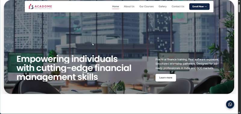 Cover image for Acadome — Professional Accounting &