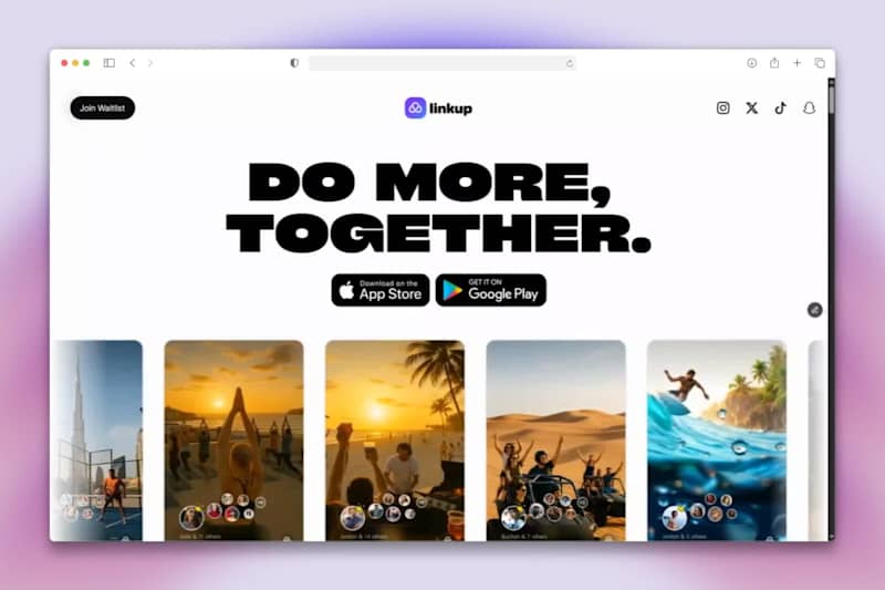 Cover image for Linkup App Website 