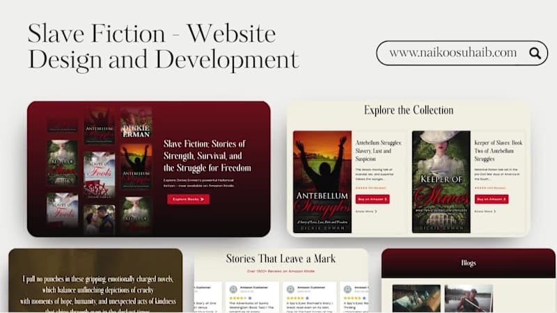 Cover image for Custom Author Website