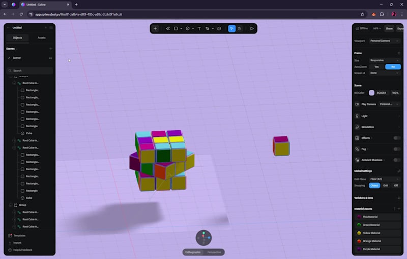 Cover image for Swapping 2D grids for 3D depth this week. 📐✨ This week, I w...